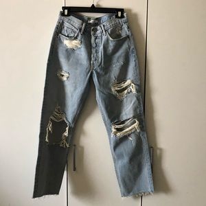 GRLFRND denim pants